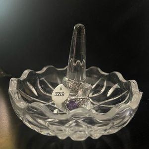 Glass Ring Holder Dish (Rings sold separately)